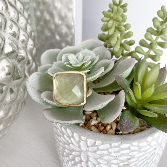 Julie Vos Turquoise Statement Ring - Picture 2 of 3